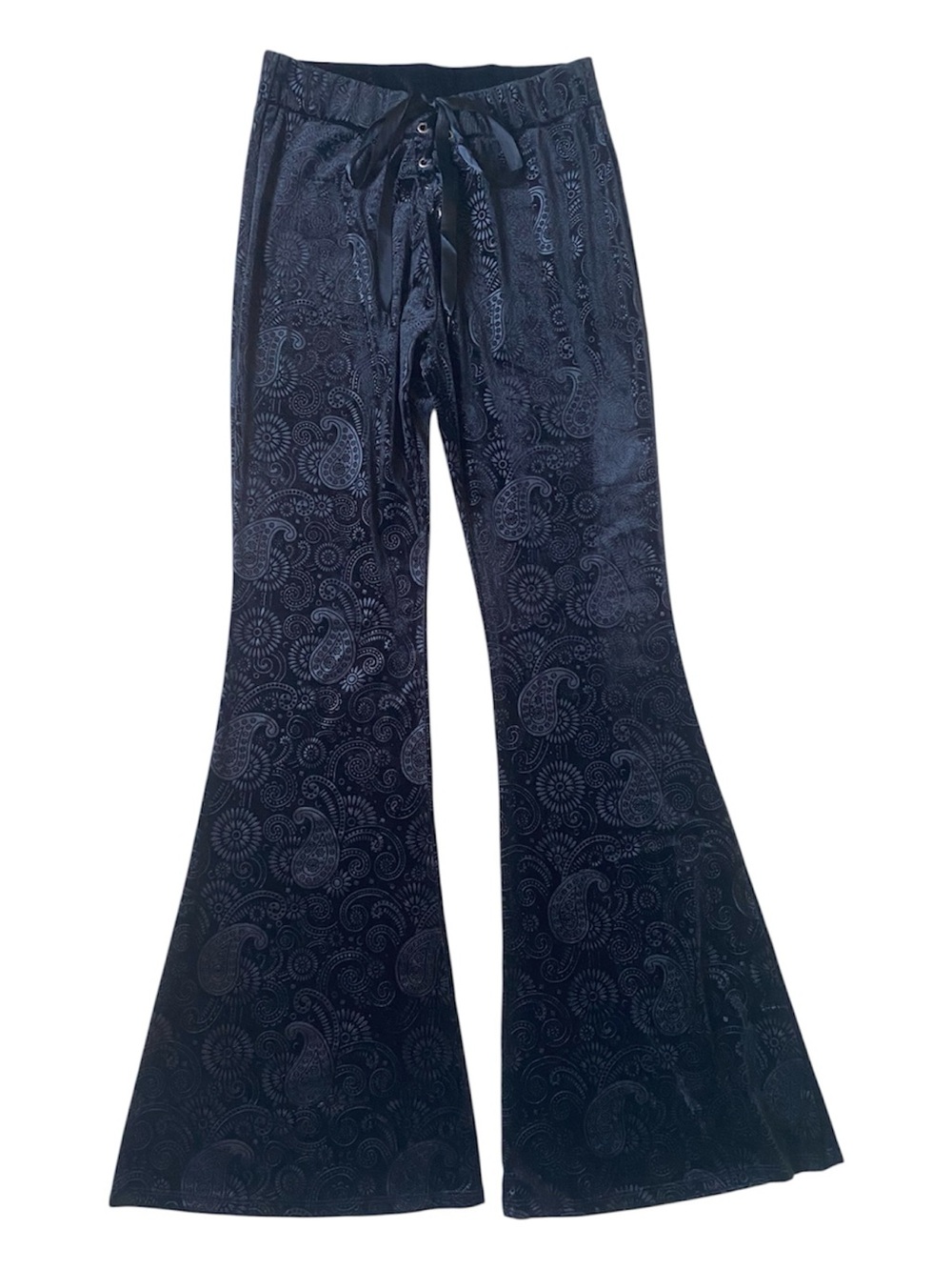 Pretty Attitude Velvet Paisley Flare Pants
